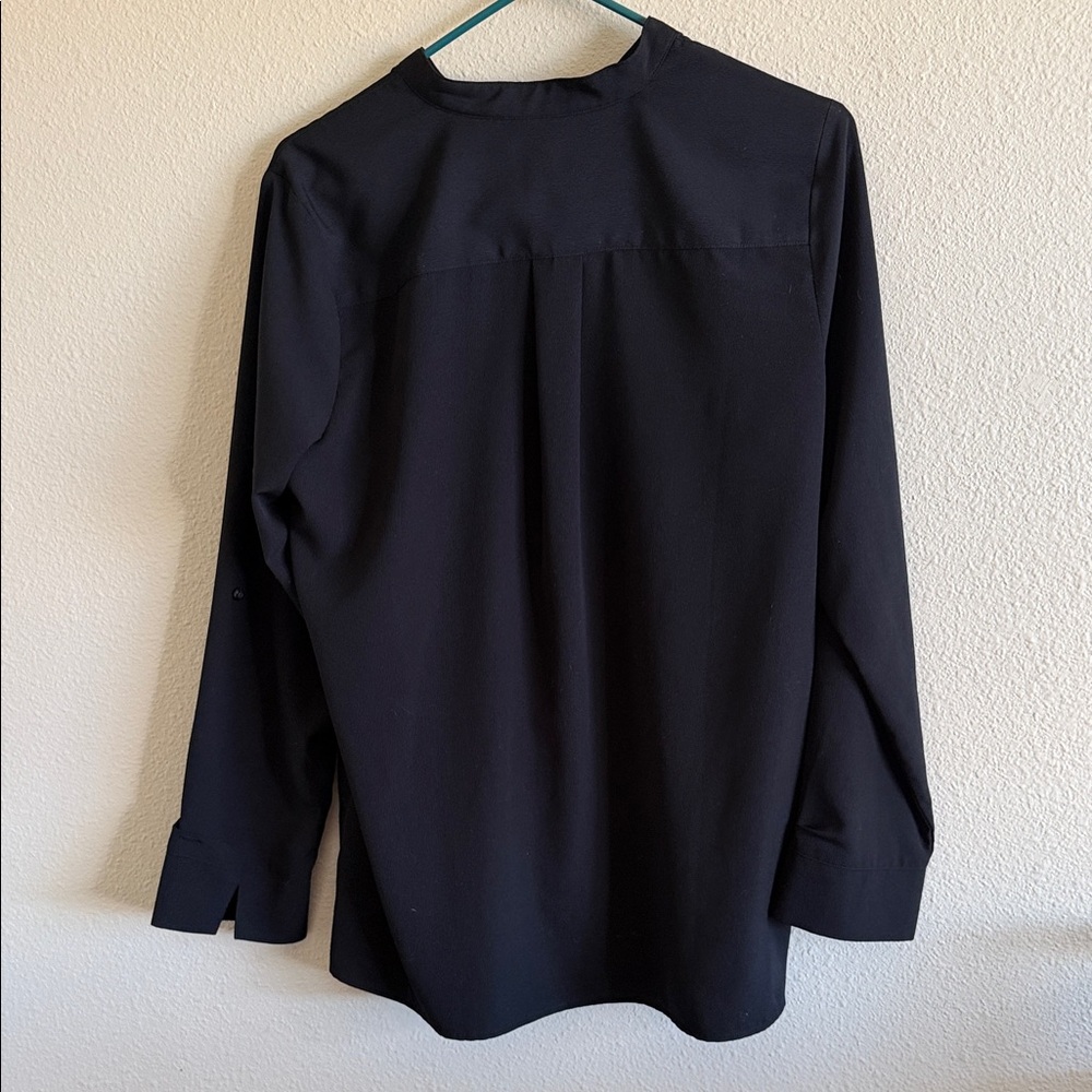 Lands' End Black Women's Blouse - Picture 3 of 3